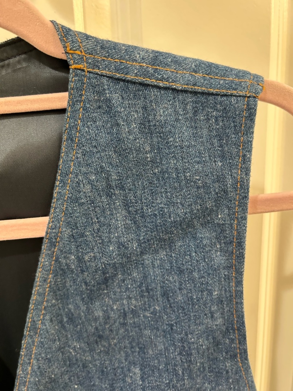 Rare 70s VINTAGE Levi’s Panatela Tailored Leisure Denim Vest Men’s S Women’s M/L - Picture 12 of 13